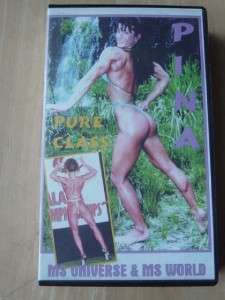 Female bodybuilding muscle video VHS/PINA Pure Class  