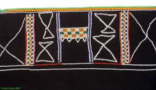 Zulu Beadwork Married Womans Apron Itete South Africa  