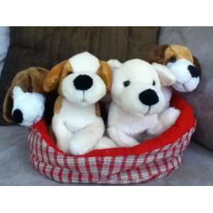  Basket of 4 Adorable Puppies: Everything Else