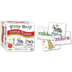  Brainy Baby Animal Puzzles Toys & Games