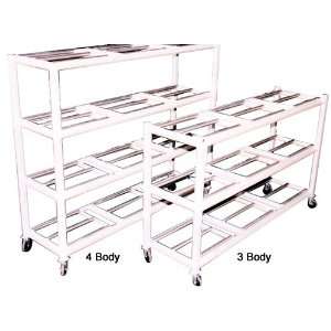  3 Body Storage Rack (With Casters) by American Crematory 
