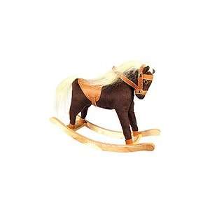  Plush Brown Rocking Horse Made in Poland: Toys & Games