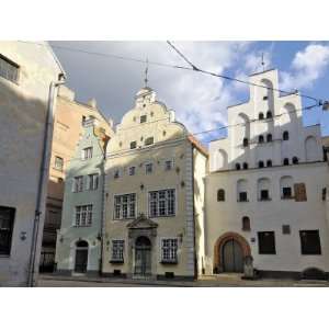 of the Old Town (The Three Brothers), Riga, Latvia, Baltic States 