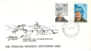 AUSTRALIAN ANTARCTIC   1983 Mawson FDC   Scott #L53 L54  