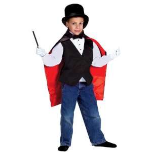  Lets Party By Aeromax Jr Magician Child Costume / Black 