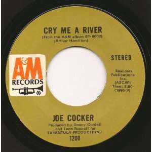  CRY ME A RIVER / GIVE PEACE A CHANCE (1970 45rpm) JOE 