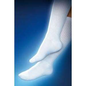   Knee length Diabetic Sock, White, Extra large: Health & Personal Care
