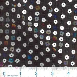   with Black and White Sequins Fabric By The Yard Arts, Crafts & Sewing