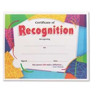   Classics Awards FORM,CERT OF RECOG,30/PK (Pack of20): Office Products