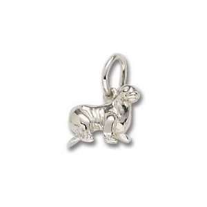  Sea Lion Charm   Sterling Silver: Jewelry
