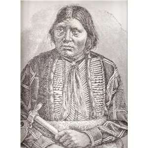  American Indian Print   Gray Eagle 