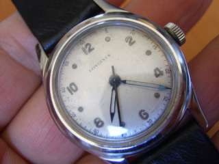 RARE & COLLECTIBLE 40S SS OLD VINTAGE LONGINES MANUAL CAL 27 M  