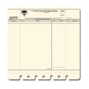 Jenni Bowlin Studio Die Cut & Perforated Papers 12X12 Bank Statement 