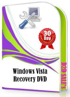 Windows Vista Repair Boot Recovery Fix Restore Fix DVD 100% FIX  