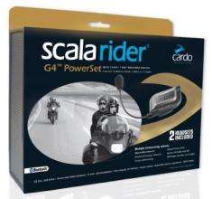 Cardo Scala Rider G4 Powerset W/  & Bluetooth  