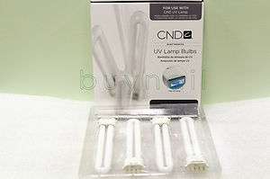 CND Shellac UV Lamp Light Bulbs 4 Pk Pack Replacement 4x9 Watts  
