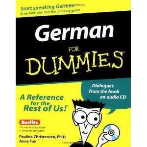  German for Dummies [Paperback] Paulina Christensen Books