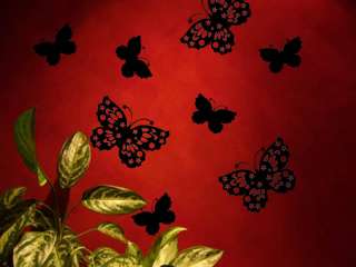VINYL WALL REMOVABLE STICKERS DECALS BUTTERFLIES  