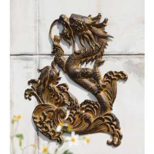  Happy Dragon Wall Plaque: Home & Kitchen
