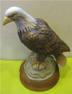 American Bald EAGLE Large 9 Bird Figurine Enesco EXC!  