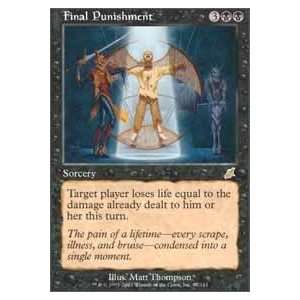   Magic the Gathering   Final Punishment   Scourge   Foil Toys & Games