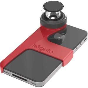  Kogeto DOT0102 RED Red 360º Panoramic Camera Attachment 