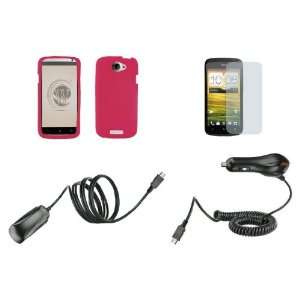  HTC One S (T Mobile) Premium Combo Pack   Hot Pink 