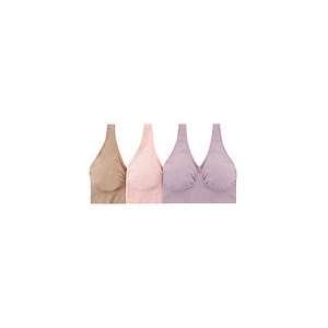 Rhonda Shear 3 pack Ahh Bra with Removable Pads ~ Vintage Color 