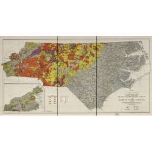  1934 map of Soil erosion, North Carolina: Home & Kitchen
