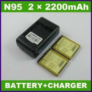 Battery + Charger For Nokia N93i N95 N96 X5 00 BL 5F  
