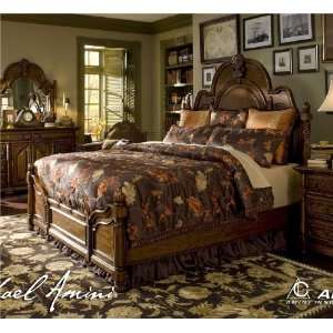  Aico Sedgewicke Bedroom King Size Panel Bed   35014/35024 