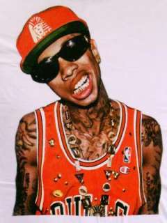 TYGA T shirt, Lil Wayne HIP HOP Rap ROCK, White S M & L  
