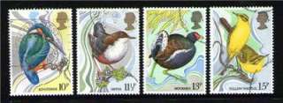 Great Britain   #1131   Centenary of Wild Bird Protection Set of 4 