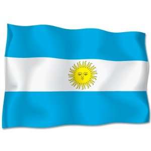 ARGENTINA Flag car bumper sticker decal 6 x 4