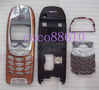 Gold Faceplate housing cover Nokia 6310 6310i +keypad  