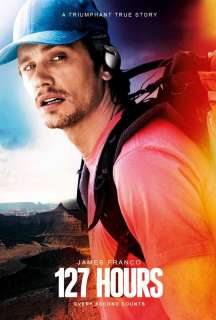127 Hours Every Second Counts James Franco Trekking Awesome Poster 