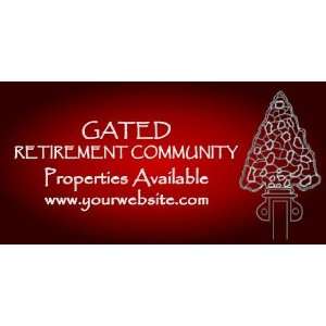   Vinyl Banner   Gated Retirement Community Arrowhead 
