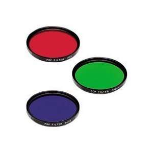   Pop Filter Set 3 Color Green Red Blue Special Effect Filters Camera