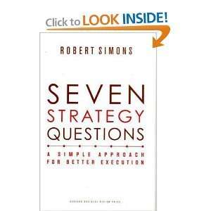  Robert Simonssseven Strategy Questions: A Simple Approach 