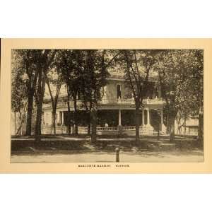  1907 Wisconsin State Executive Mansion Madison WI Print 
