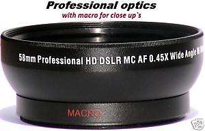 PRO WIDE ANGLE LENS FOR FUJI S700 S5700 S5800  