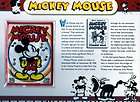 1928 Mickey Mouse Patch & Collector Panel Willabee Ward