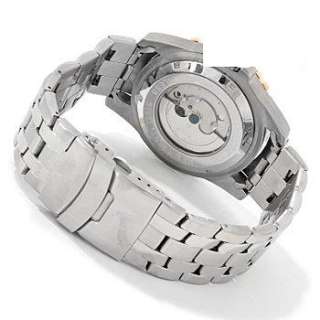 Mens Date Automatic Croton Stainless Watch CA301181SSBK 754425092897 