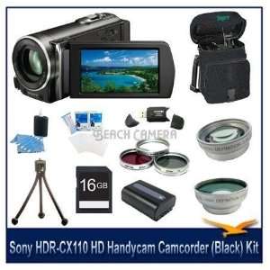  Sony HDR CX110 16GB High Definition Handycam Camcorder 