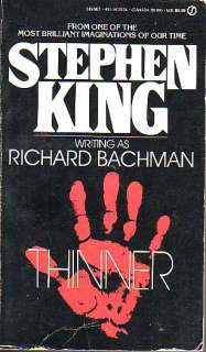 STEPHEN KING THE BACHMAN BOOKS RAGE LONG WALK THINNER  