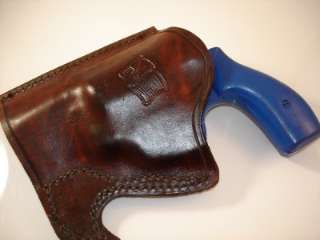 Leather Pocket Holster 4 ruger lcr 38 5 shot revolver  