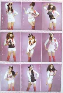 GIRLS GENERATION WHITE SHORTS, RED BOOTS POSTER K POP  