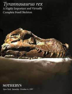Sothebys Tyrannosaurus rex Fossil Skeleton Auction 97  