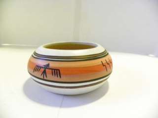 Tesa Southwestern Pottery Dish Bowl Earth Tones Nice  