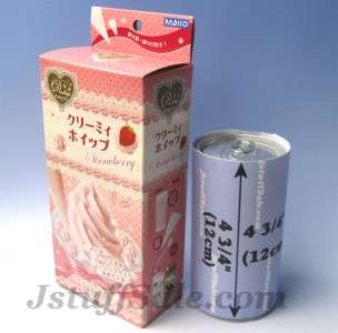   Creamy Whip Cream nozzle & icing bag (Strawberry) decoden  
